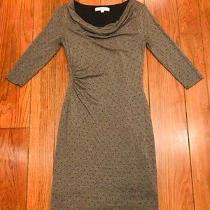 Gray Polka Dot Dress